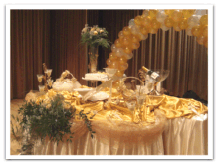 Décoration ballon, table, Salle et décorations avec thème tropical pour mariage - Decor&Party